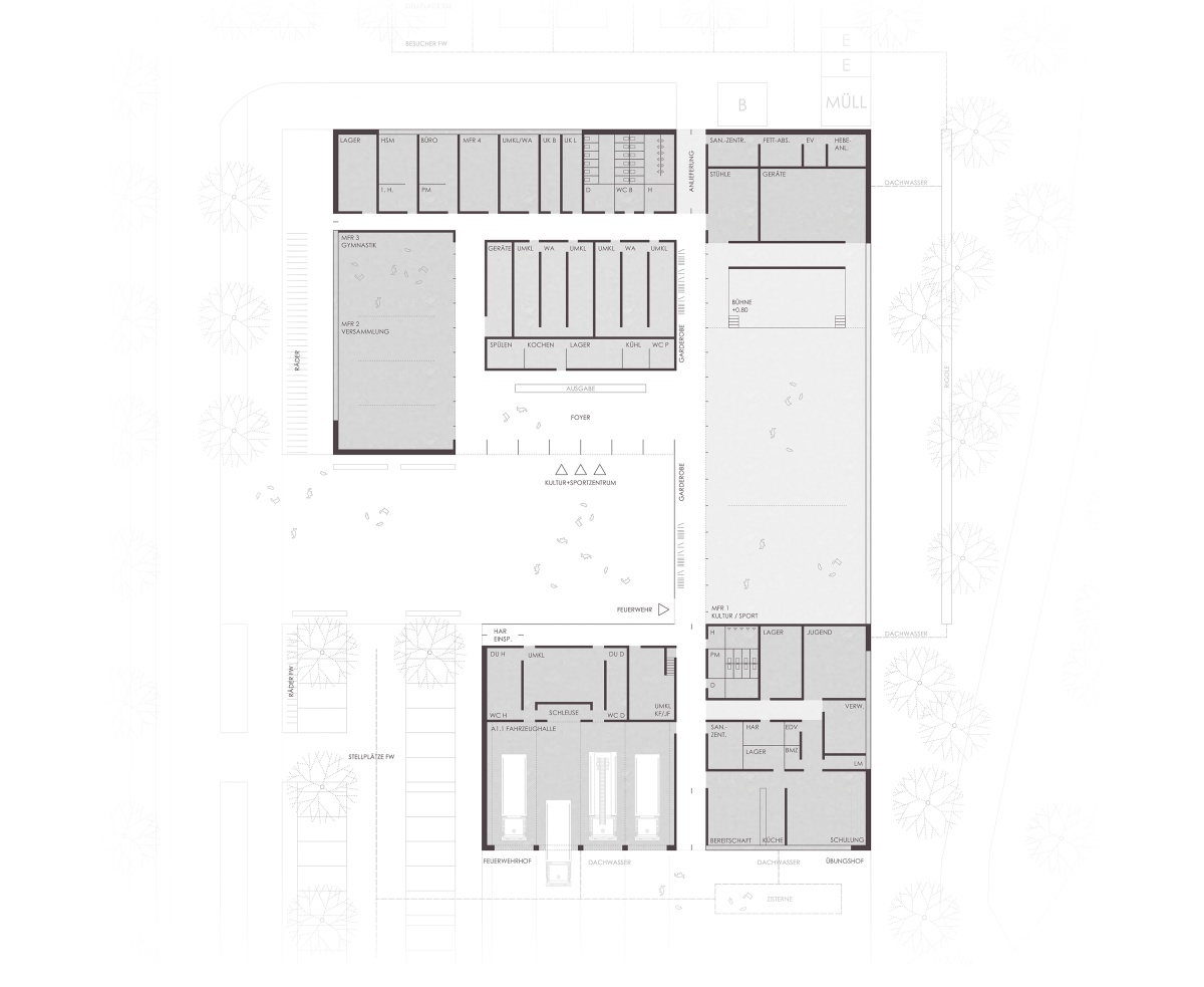 WBW Sport- und Kulturzentrum + Feuerwehr, Mannheim-Wallstadt - 6