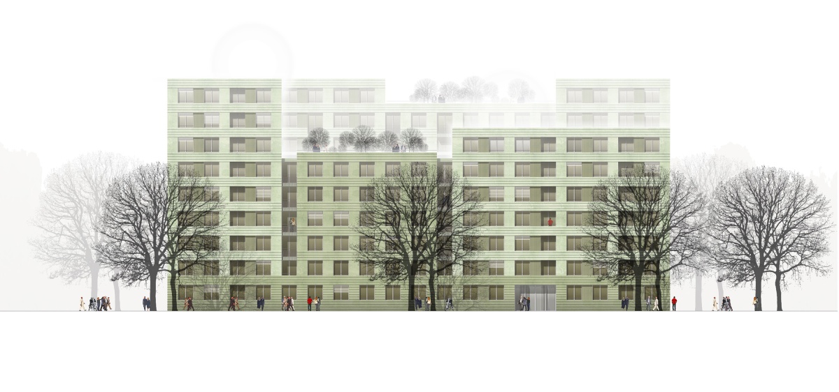 WBW Wohnungsbau und KiTa Bayernkaserne WA5, München - 2 WBW Wohnungsbau und KiTa Bayernkaserne WA5, München - 2