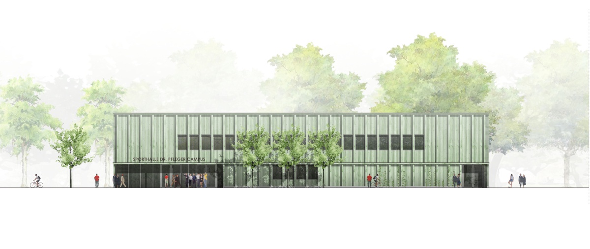 WBW Dreifeldsporthalle Dr. Pfleger Campus, Hallstadt - 3 WBW Dreifeldsporthalle Dr. Pfleger Campus, Hallstadt - 3