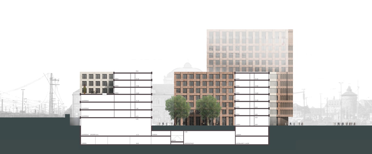 WBW Hauptpostareal, Nürnberg - 7 WBW Hauptpostareal, Nürnberg - 7