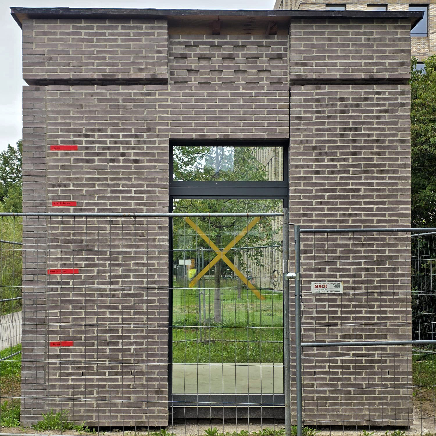 München Steuercampus Klinkerfassade Mock_Up 2